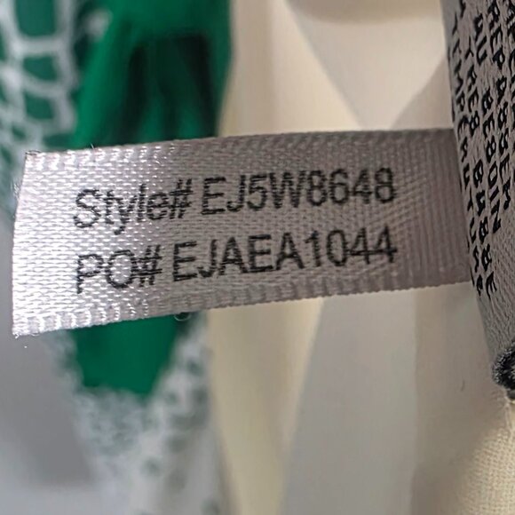 Eliza J Green & White Pocketed Dress, Size 18W‎ - Picture 8 of 9